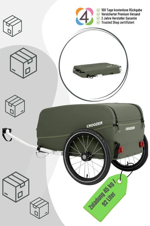 Produktbild Croozer Cargo Kalle, Moss green