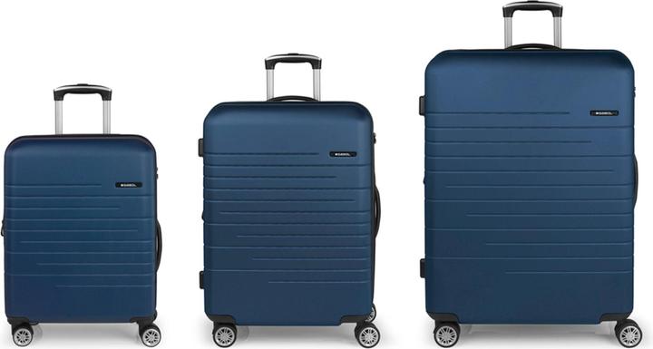 Produktbild Gabol Escape 4 Rollen Kofferset 3-teilig mit Dehnfalte (220 l, XL (ab 115l))