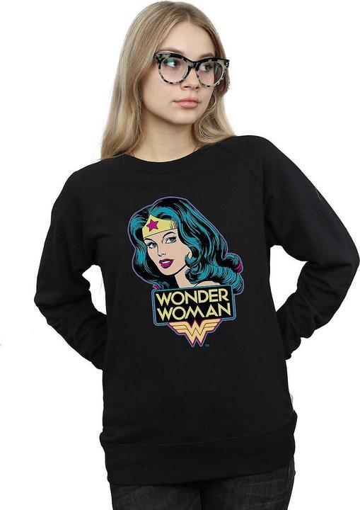 Produktbild Wonder Woman Head Sweatshirt aus Baumwolle (L)