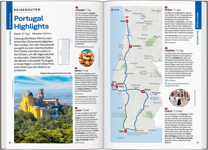 Produktbild Reiseführer Portugal (Deutsch, Daniel James Clarke, Joana Taborda, Sandra Henriques, Marlene Marques, Bruno Carvalho, Maria Sena, 2023)