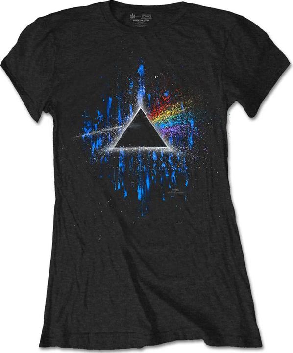 Pink Floyd Dark Side of the Moon Blue Splatter (Girlie)
