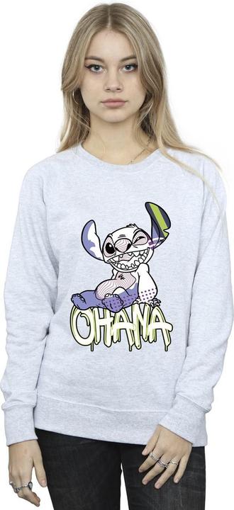 Produktbild Disney Lilo And Stitch Ohana Graffiti Sweatshirt (L)