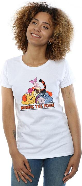 Actual product image Disney Womens/Ladies Winnie The Pooh Group Cotton T-Shirt (L)