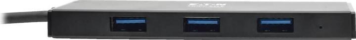 Actual product image Eaton 4-Port Ultra-Slim Portable USB 3.0 SuperSpeed Hub (USB-A, 4 Ports)