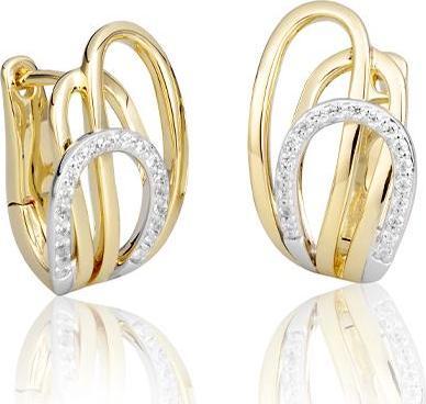 Actual product image Breuning EAR CUTLERY - BRILL. 0,209 Ct. H/si (585, - Gold)