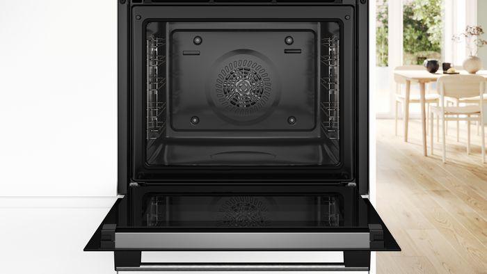 Image du produit Bosch Hausgeräte Set four encastrable, HBG578BS3 + PKN645BA2E, Four encastrable, Plaque de cuisson électrique