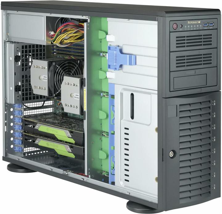 Produktbild Supermicro S 4HE CSE-743AC-1K26B-SQ
