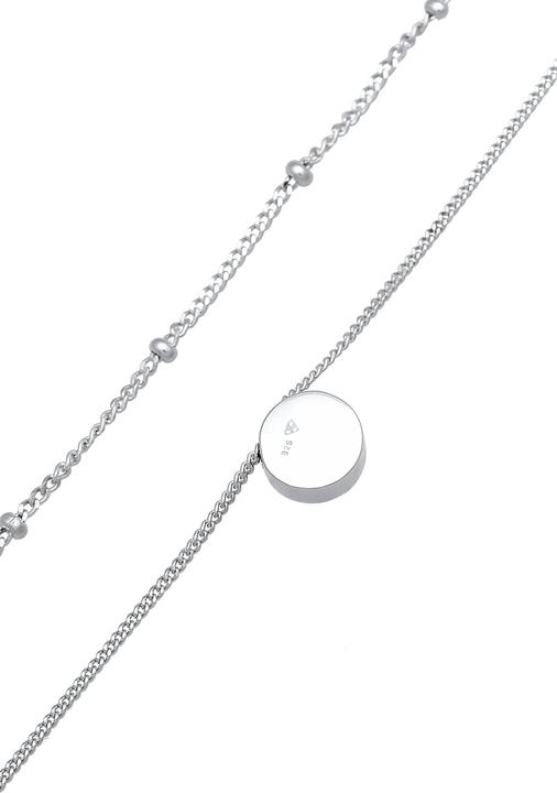 Image du produit Elli Collier Choker Layer cristal chaîne à boules 925 argent (Argent sterling 925, Cristal de verre, 36 cm)