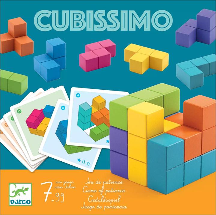 Djeco Cubissimo (Französisch, Italienisch, Deutsch, Englisch)