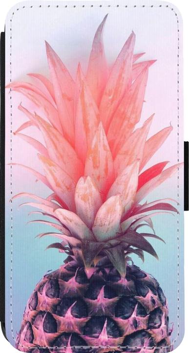 Immagine prodotto PhoneLook Cover Portafoglio Nero Viola Rosa Ananas (Apple iPhone 13 Pro)