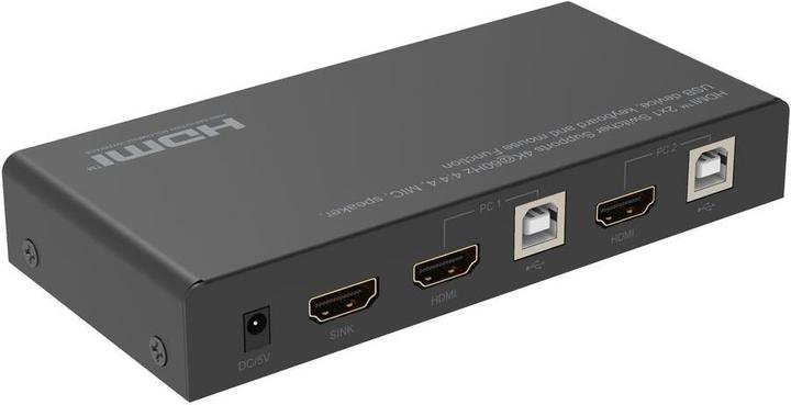 Produktbild MicroConnect 4K@60Hz HDMI KVM switch, 2x1