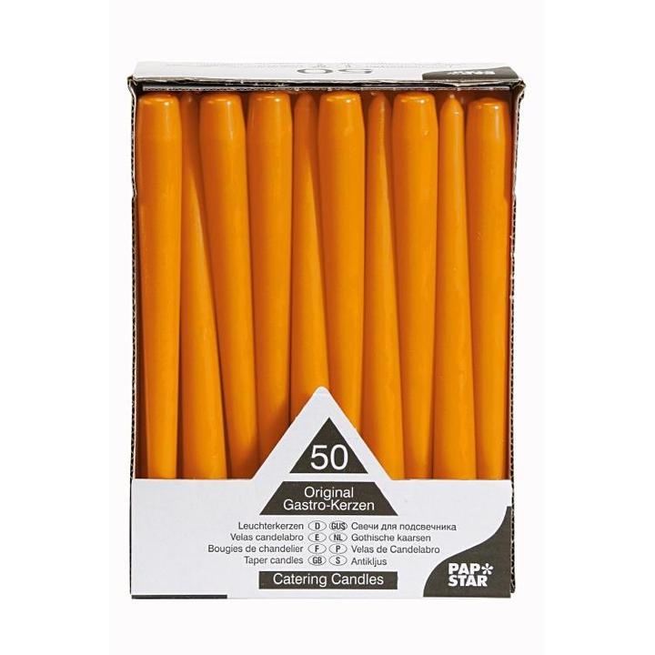 Produktbild Papstar 10393 Wachskerze Rund (e) (50 Stk.)