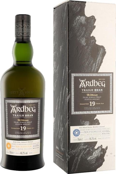 Produktbild Ardbeg TRAIGH BHAN 19 Years Old Batch No. 4 46,2% Vol. 0,7l in Geschenkbox (Single Malt, 1 x 70 cl)