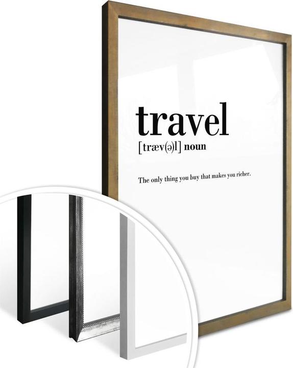 Immagine prodotto Trenddeko Grammatica - Viaggi (30 x 40 cm)