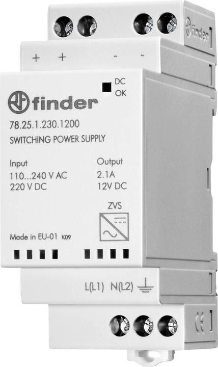 Produktbild Finder Schaltschrank-Schaltnetzteil 12V/25W