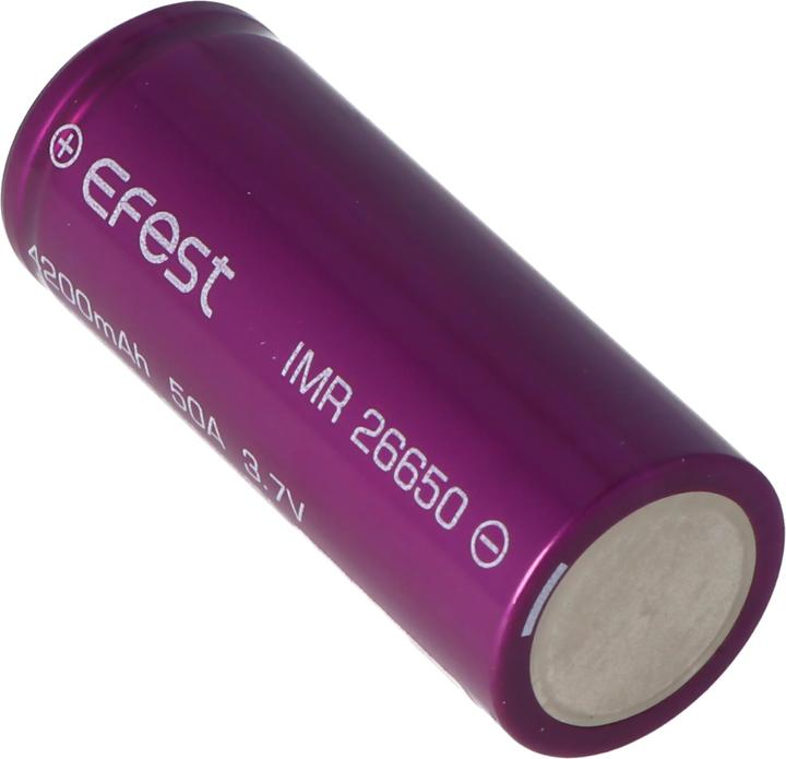 Image du produit Efest Batterie rechargeable Purple IMR26650 (High Drain) (1 pcs, 26650, 4200 mAh)