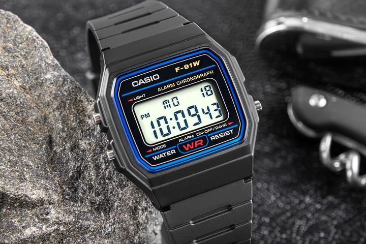 Actual product image Casio F-91w-1yer (Digital watch, 33.20 mm)