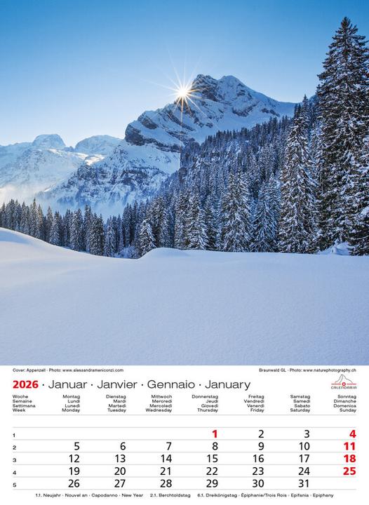 Immagine prodotto Swiss Souvenier 2026 (Copertina rigida)