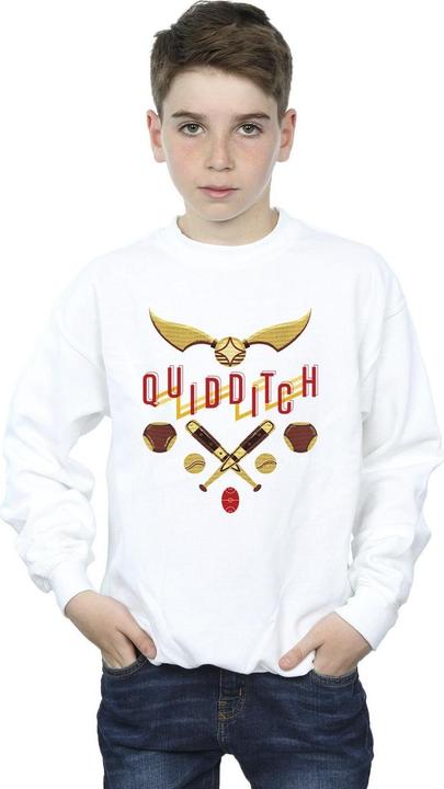 Actual product image Boys Quidditch Golden Snitch Sweatshirt (140, 146)