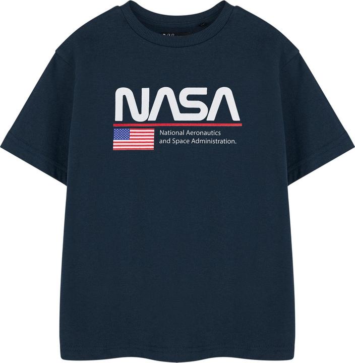 Actual product image Nasa Childrens/Kids Aeronautics And Space Short-Sleeved T-Shirt (140)