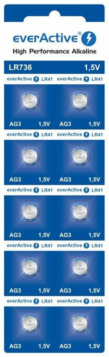 Image du produit Everactive Alcaline haute performance (10 pcs, LR41, 40 mAh)