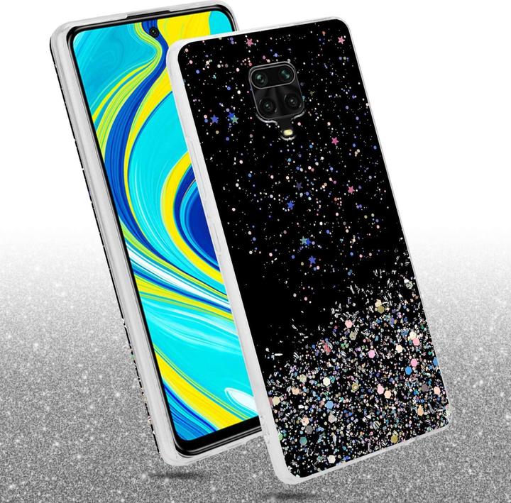 Immagine prodotto Cadorabo Custodia per Xiaomi RedMi NOTE 9 PRO / NOTE 9S TPU funkelnder Glitter (Xiaomi Redmi Note 9 Pro, Xiaomi Redmi Note 9S)