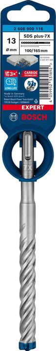 Image du produit Bosch Professional Zubehör Foret marteau EXPERT SDS plus-7X, 13 x 100 x 165 mm (13 mm)