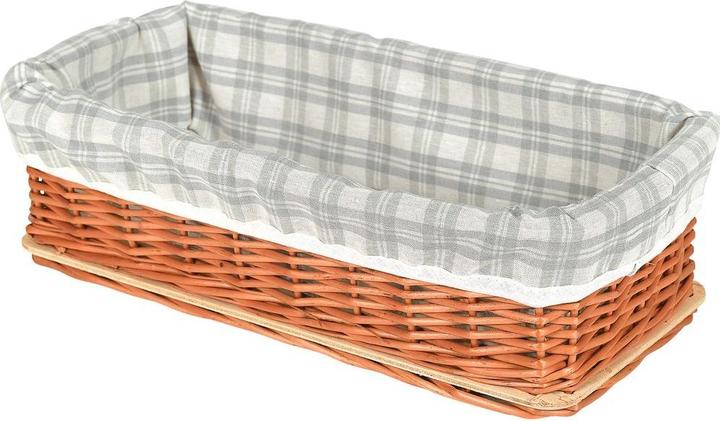 Image du produit Spima Panier à pain double carreau carré 32x17x10 cm