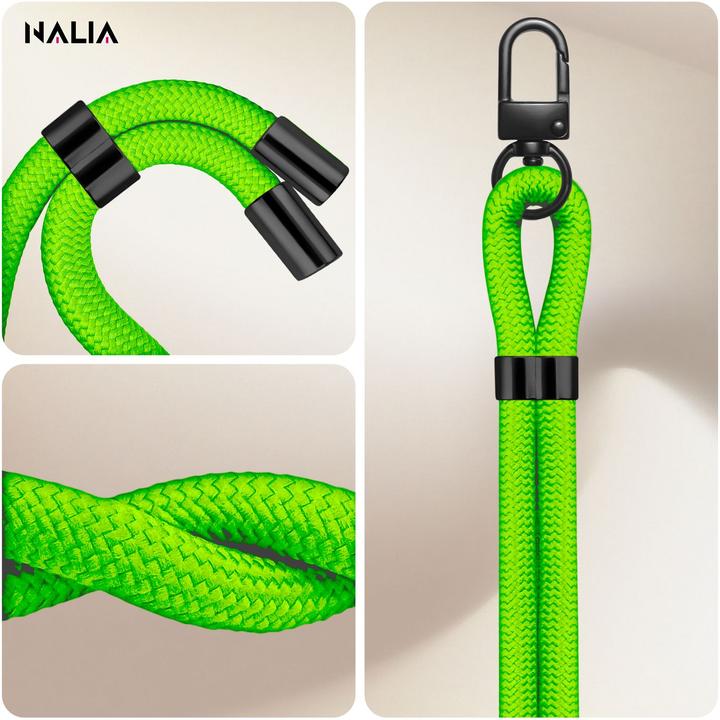 Produktbild Nalia HoldMe Lanyard Handykette - Universal Trageband für Smartphones - Verstellbar, Soft & Elastisch