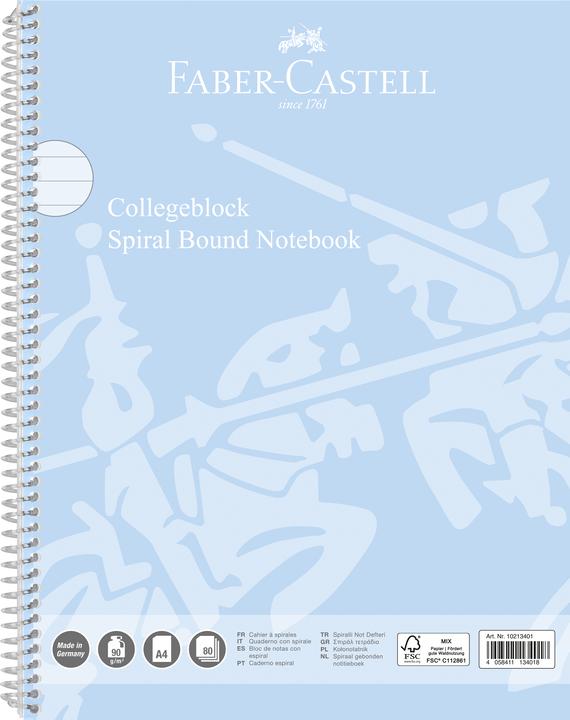 Immagine prodotto Faber-Castell Quaderno con spirale A4 a righe (A4, Righe)