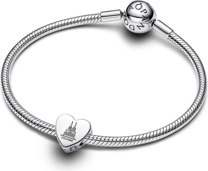 Image du produit Pandora Gravierbares Köln Herz Charm (Argent 925)