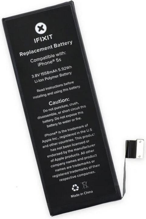 Actual product image iFixit EU124002-5 Mobile Phone Spare Part Battery/Battery Black