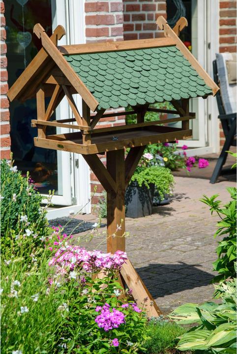 Produktbild Dobar Vogelfutterhaus Westfalen inkl. Ständer 78 x 62 x 148 cm