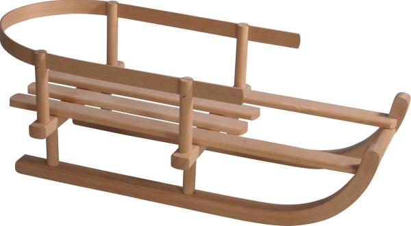 Holz-Wenzel Puppen-Schlitten