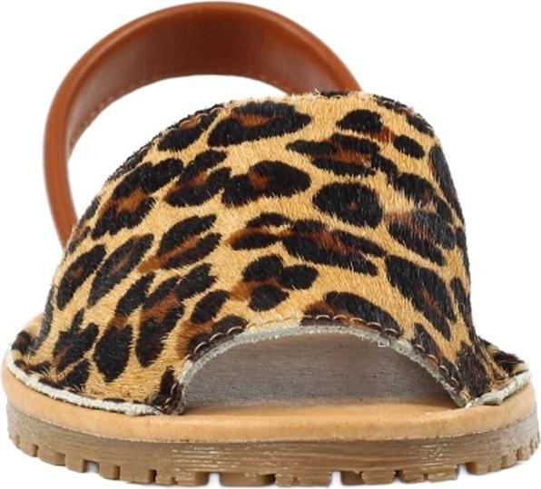 Actual product image Lunar Womens/Ladies Azura Leopard Print Leather Sandals (38)