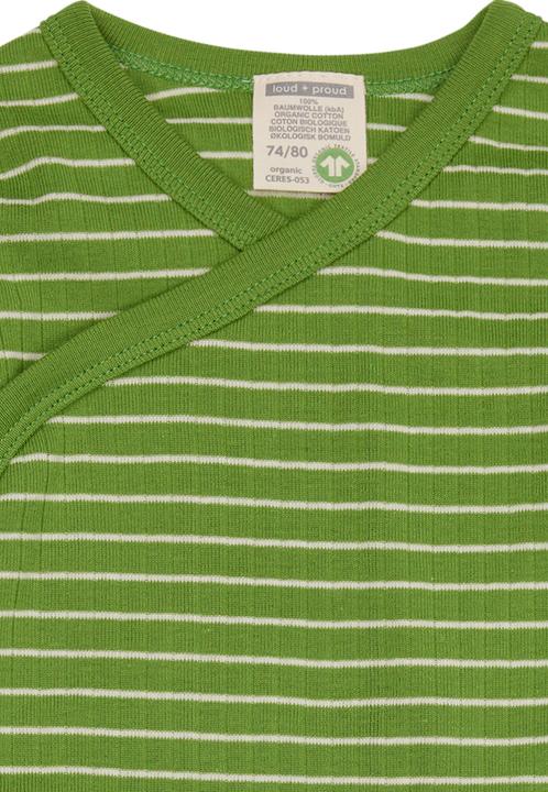 Actual product image loud + proud Wrap-around bodysuit Derby Rib (68)