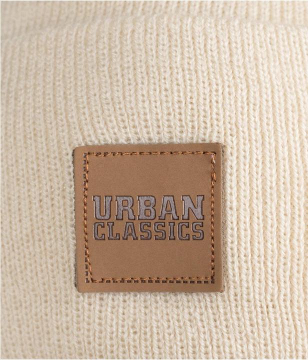 Produktbild Urban Classics Leatherpatch Long Beanie (One Size)