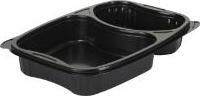 Image du produit Bistro Bakke 2 rhums 580/330 ml 254x174x42 mm PP Sort,6 ps x 50 pc/krt
