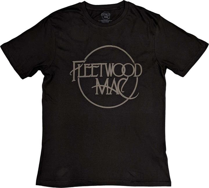 Fleetwood Mac Unisex Adult Classic Logo Cotton Hi-Build T-Shirt