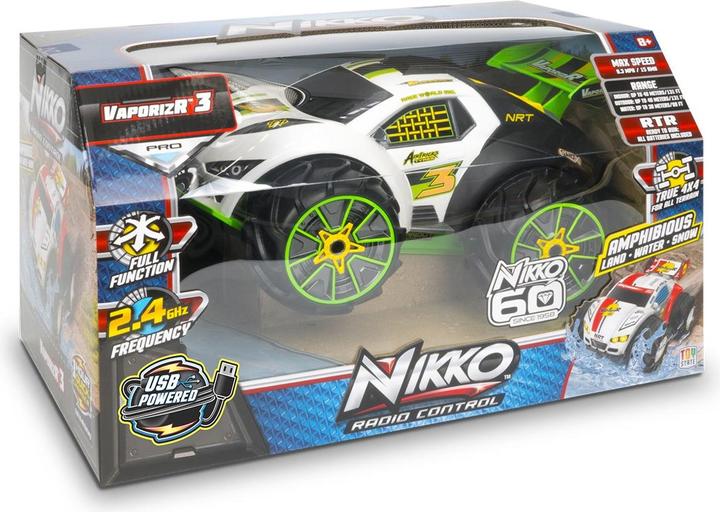 Actual product image Nikko Vaporizr 3 - White/Green 2.4 GHz (10022)