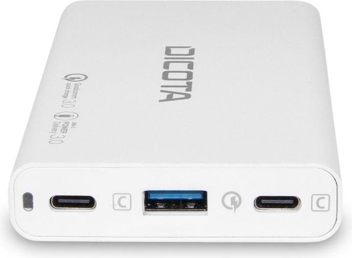 Produktbild Dicota Desktop 3-Port Charger (65W) white (65 W)