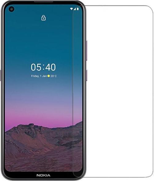 Actual product image MU Budget Protective glass screen protector (1 Piece, Nokia 5.4)