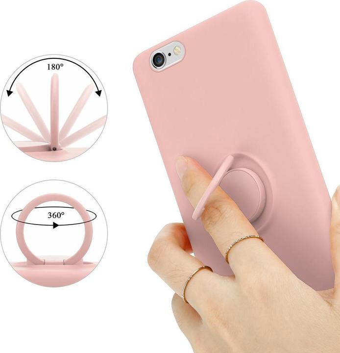 Actual product image Cadorabo TPU Liquid Ring Silicone Case Cover (Apple iPhone 6)