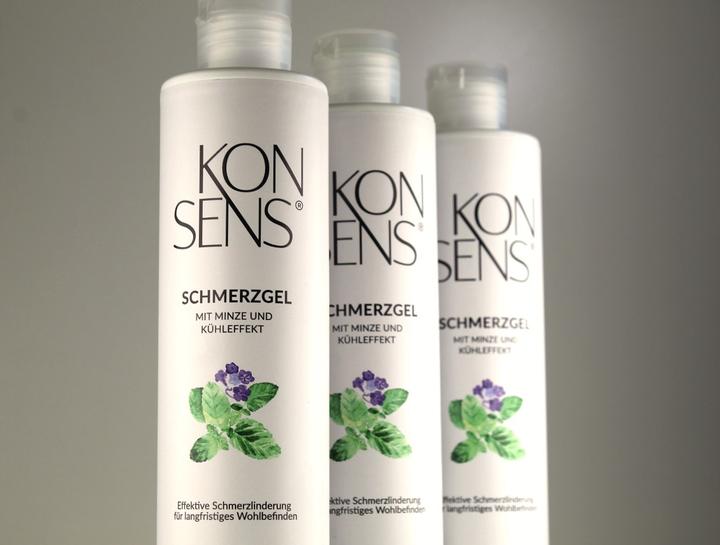 Actual product image Konsens Mint pain gel with cooling effect