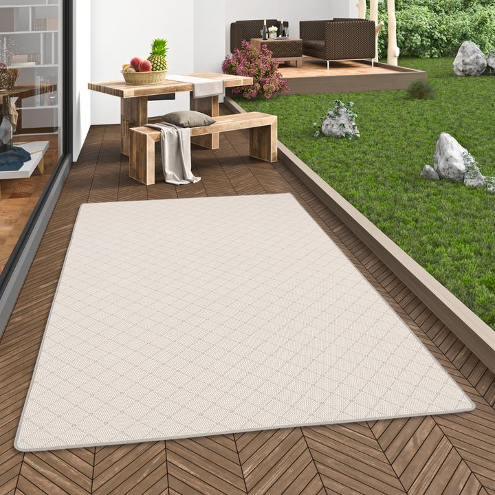 Immagine prodotto Snapstyle Tappeto per interni ed esterni Flatweave Oslo Check moderno (160x200 cm)