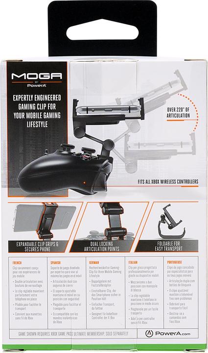 Image du produit PowerA MOGA Mobile Gaming-Clip 2.0 pour manettes Xbox sans fil (Xbox Series S)