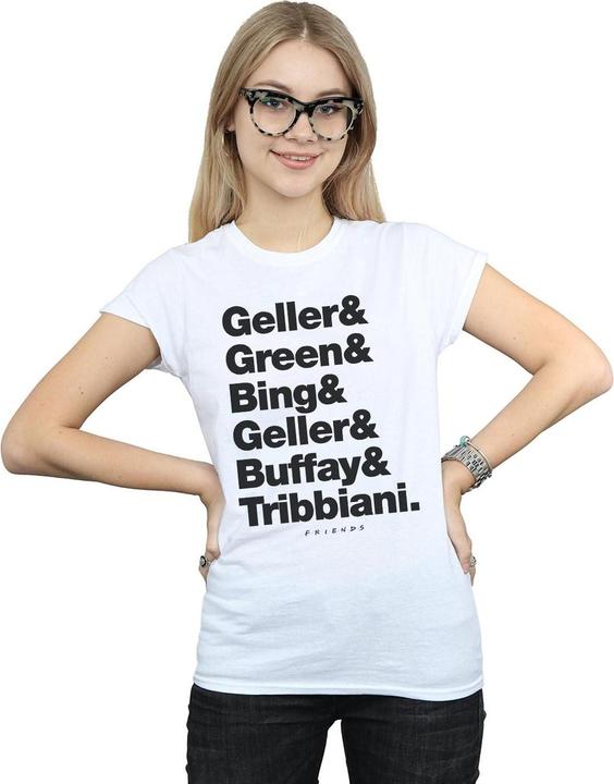 Produktbild Friends Surnames Text TShirt (XXL)