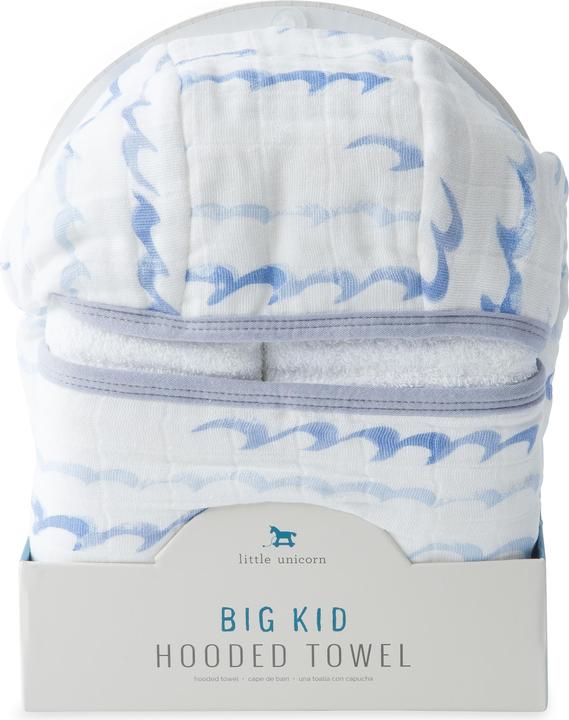 Actual product image little unicorn Big Kid Hooded Towel