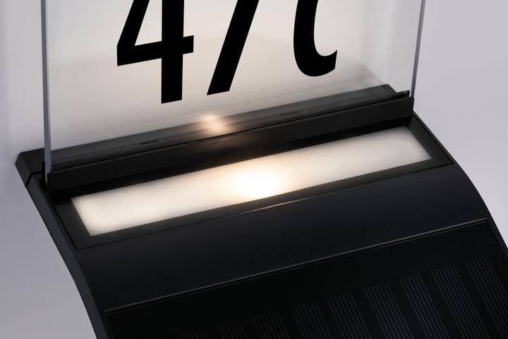 Produktbild Paulmann Solar Hausnummernleuchte (145 lm, IP44)