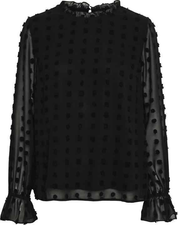 Vero Moda Vmemma L/S Dobby O-Neck Top Wvn Exp Top (XS)